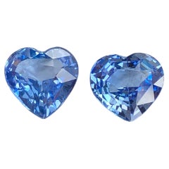 Natural Blue Sapphire 3.00 Carat Heart Shape Loose Gemstones for Jewelry