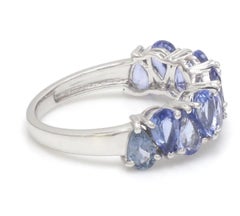 Natural Blue sapphire 3.26cts Ring in 14k Gold