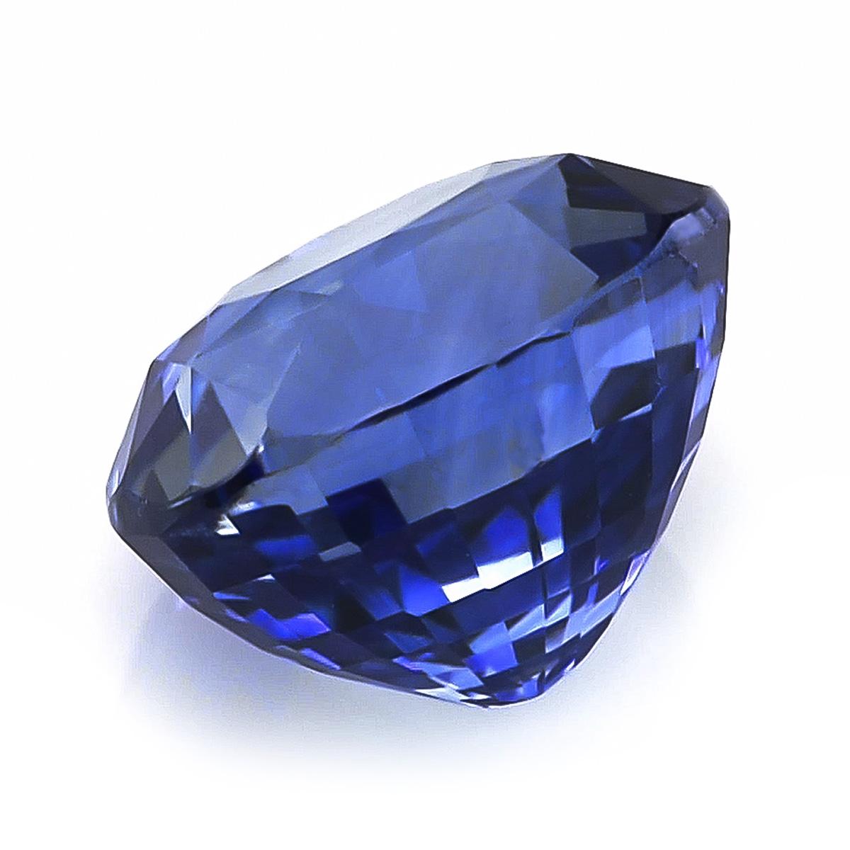 Brilliant Cut GIA Certified 4.67 Carat Natural Blue Sapphire, Sapphire Gift Idea, Sapphire Gem For Sale