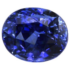 GIA Certified 4.67 Carat Natural Blue Sapphire, Sapphire Gift Idea, Sapphire Gem