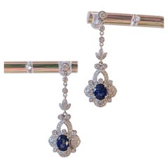 Pendientes de zafiro