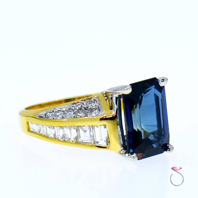 nigerian blue sapphire ring