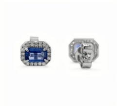 Natural Blue Sapphire 1.31ct & Diamond 0.20ct Ring in 18K Gold, India