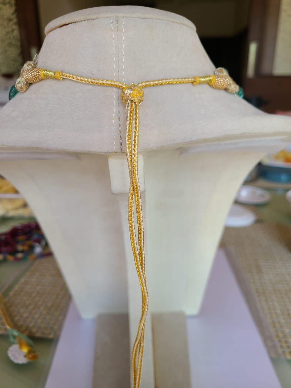 how to make a 3 strand beaded necklace