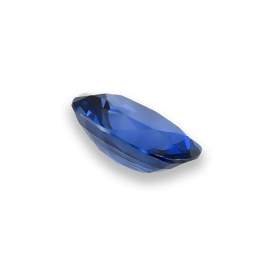 Gemma di zaffiro blu naturale da 1.56 carati con rapporto GIA / JUPITERGEM In condizioni Nuovo in vendita a Los Angeles, CA
