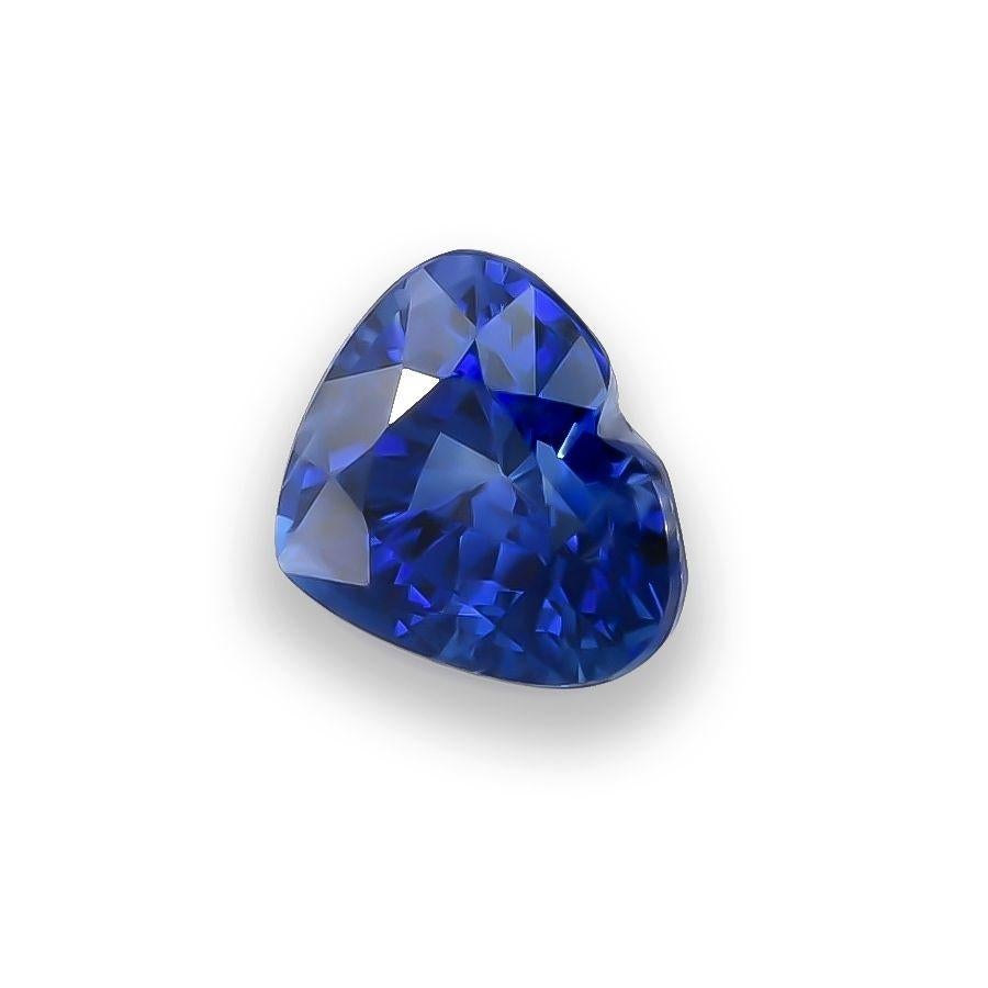 Natürlicher Blauer Saphir Edelstein 1.69 Karat mit GIA Bericht / JupiterGem (Gemischter Schliff) im Angebot