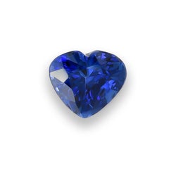 Natural Blue Sapphire Gemstone 1.69 carats with GIA Report / JupiterGem