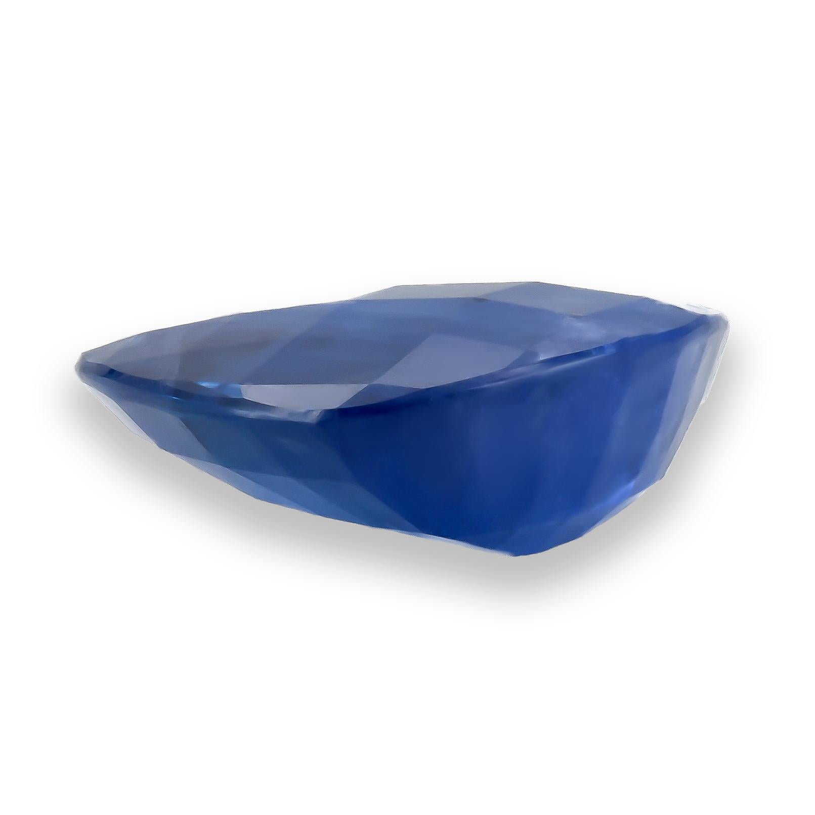 Natürlicher Blauer Saphir Edelstein 19,32 Karat mit GIA Bericht / JupiterGem im Angebot 1