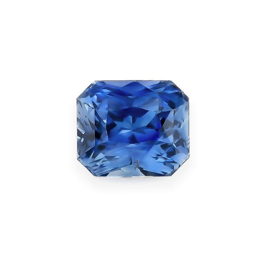 Explore the enchanting beauty of this natural blue sapphire, expertly cut and set to perfection. This gemstone is an exquisite choice for those who appreciate the natural elegance of fine minerals and the craftsmanship of high-quality