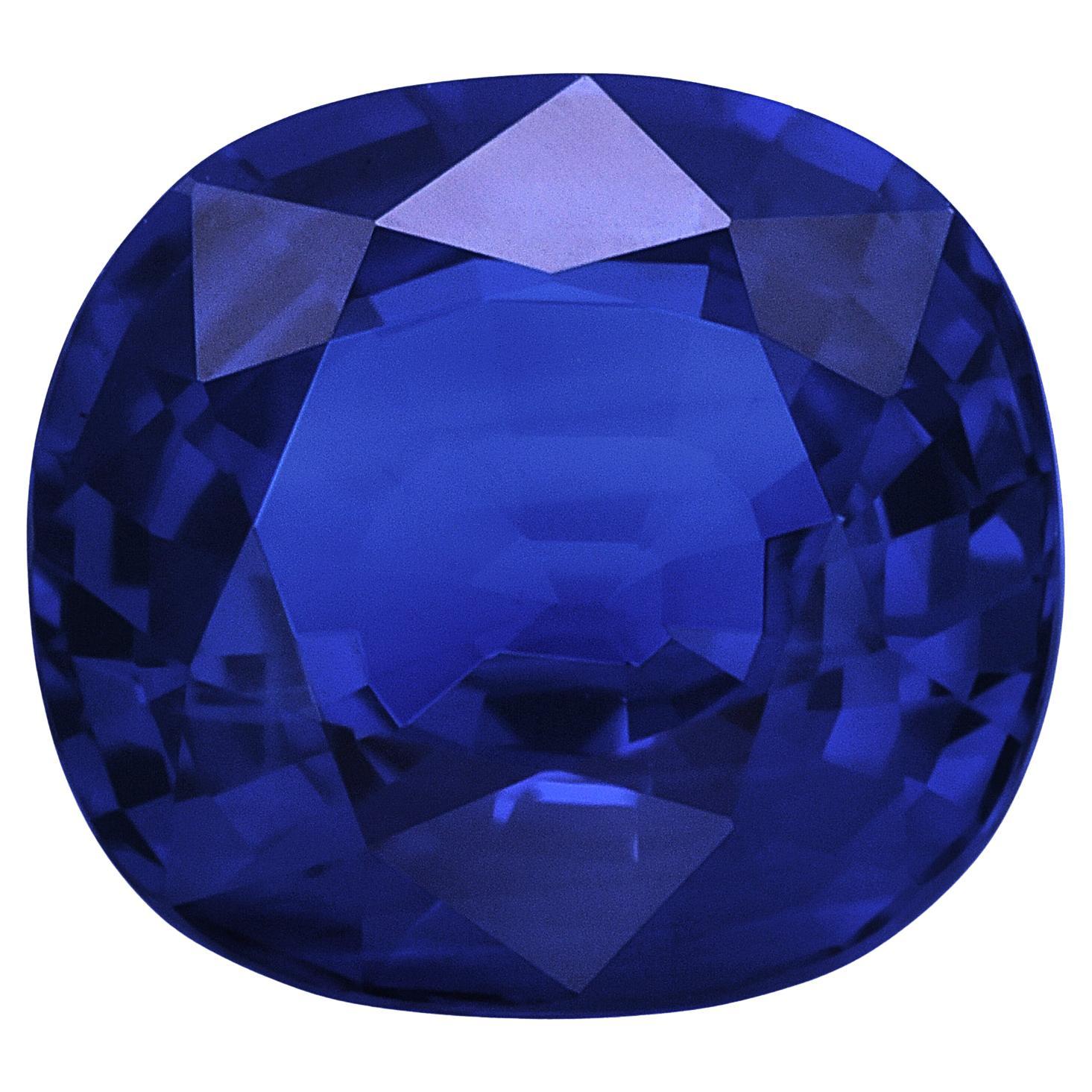 Natural Blue Sapphire Gemstone 2.56 carats with GIA Report / JupiterGem