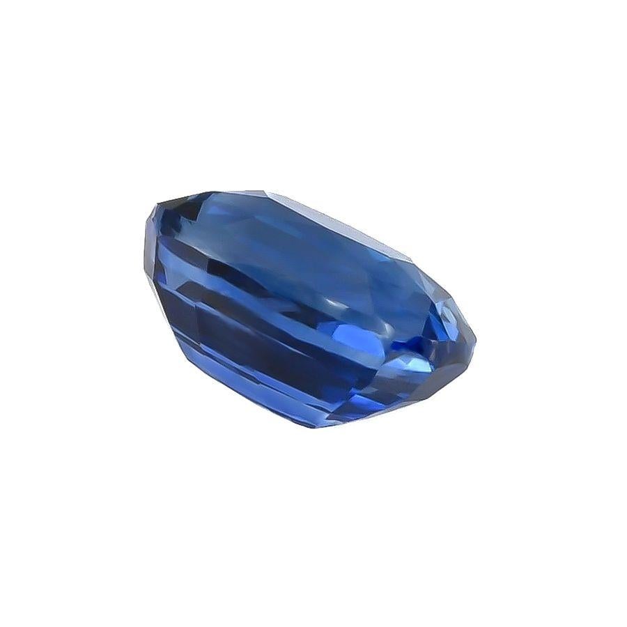 Natürlicher Blauer Saphir Edelstein 2,61 Karat mit GIA Bericht  / JupiterGem (Gemischter Schliff) im Angebot