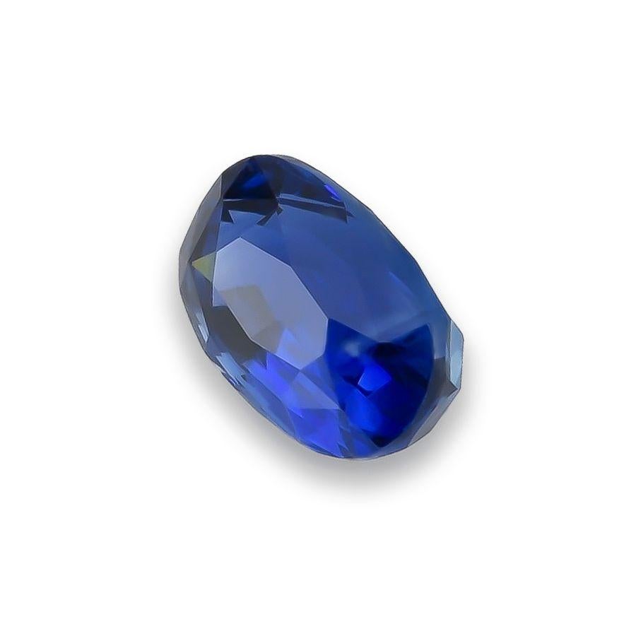 Natürlicher Blauer Saphir Edelstein 2,61 Karat mit GIA Bericht  / JupiterGem im Zustand „Neu“ im Angebot in Los Angeles, CA
