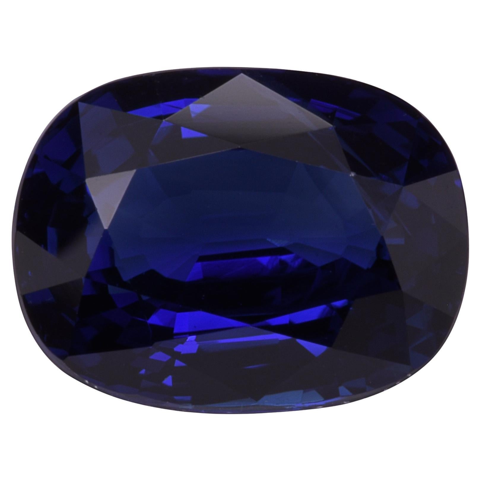 Natural Blue Sapphire Gemstone 2.74 carats with GIA Report / JupiterGem