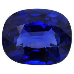 Natürlicher Blauer Saphir Edelstein 3.39 Karat mit GIA Bericht / JupiterGem