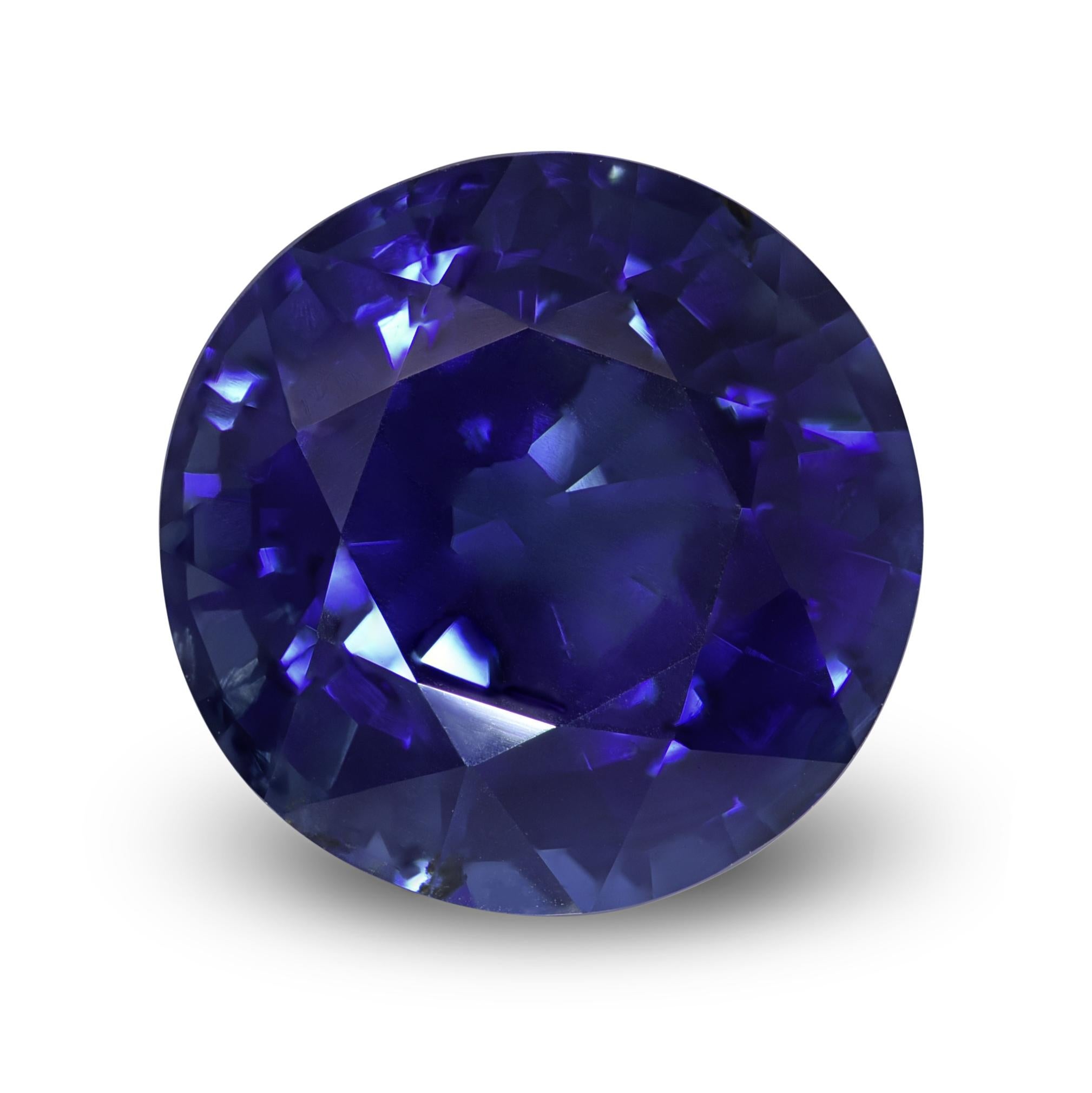 Natural Blue Sapphire Gemstone 4.17 carats with GIA Report / JupiterGem