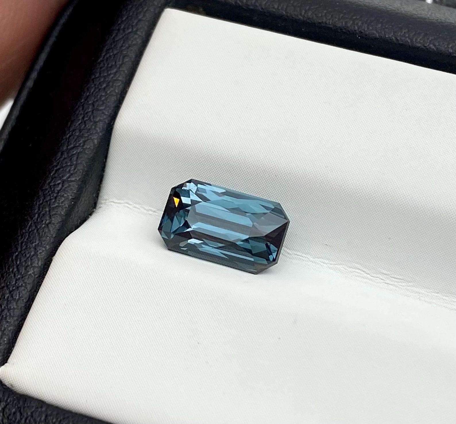 Octagon Cut Natural Blue Spinel 2.14 ct., loose gemstone , Octagon cut, origin Tanzania For Sale