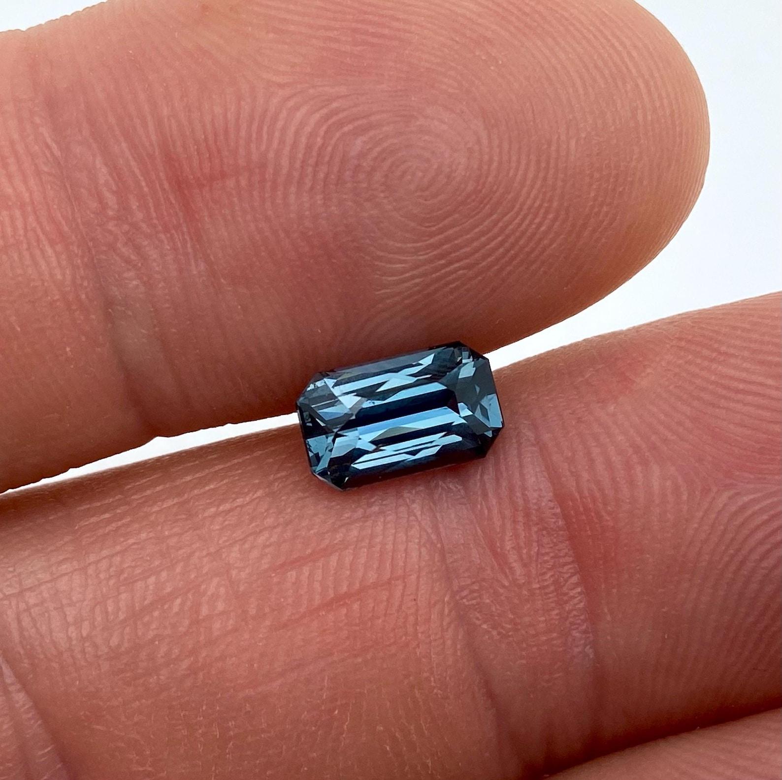 Natural Blue Spinel 2.14 ct., loose gemstone , Octagon cut, origin Tanzania In New Condition For Sale In Daugavpils, LV