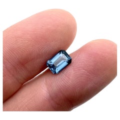 Natural Blue Spinel gemstone 1.95 ct., Octagon cut, Origin Tanzania. Certificate