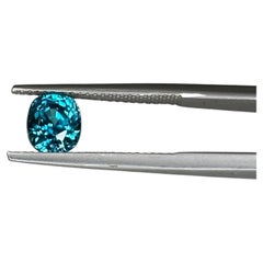Natural Blue Zircon 2.27 Carat from Cambodia