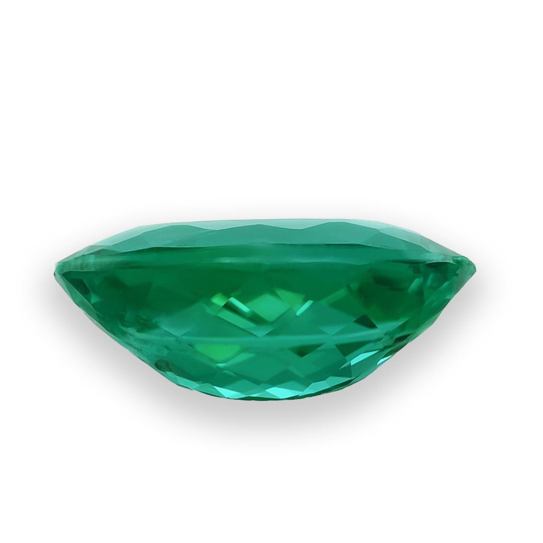 Pierre naturelle en tourmaline Paraiba brésilienne vert bleuté 0,64 carats / Rapport GIA Unisexe en vente