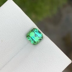 Natural Bluish Green Loose Tourmaline Gem 1.85 Ct Afghan Tourmaline for Jewelry