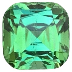 Natural Bluish Green Loose Tourmaline Gem 1.85 Ct Afghan Tourmaline for Jewelry