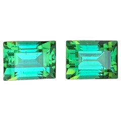 Paire de pierres précieuses en vrac Greene Greene Greene Greene 
Greene Naturelle 3.10Ct Baguette Cut Tourmaline