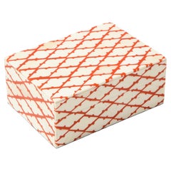 Natural Bone, Coral Trellis Box