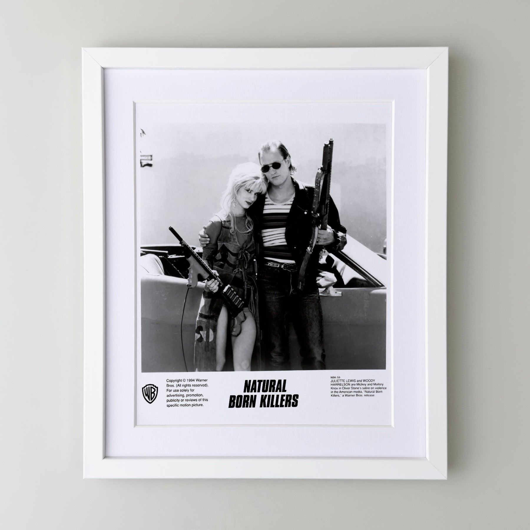 Américain Natural Born Killers 1994 Publicity Film Movie Press Still Framed en vente