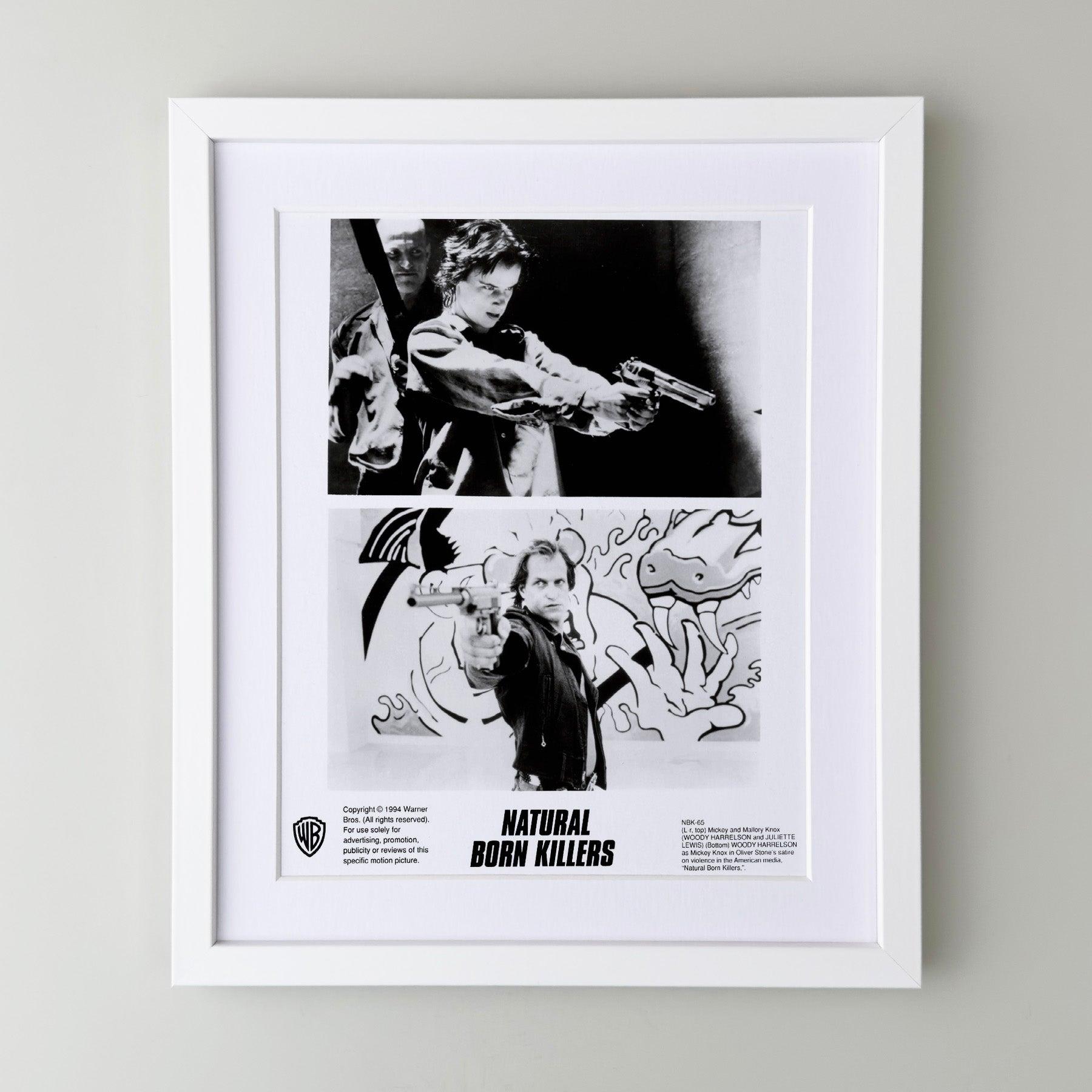 Américain Natural Born Killers 1994 Publicity Film Movie Press Still Framed en vente