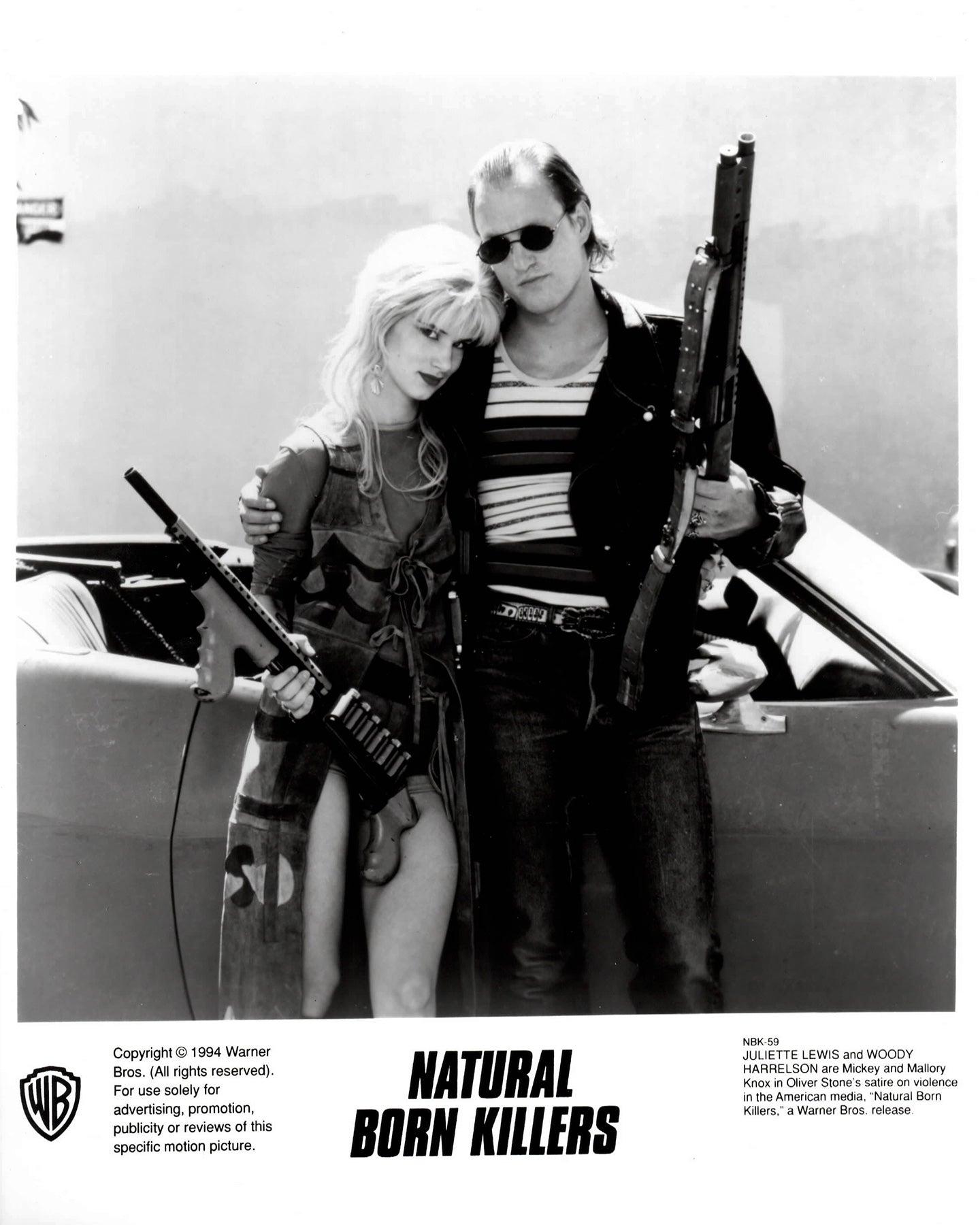Papier Natural Born Killers 1994 Publicity Film Movie Press Still Framed en vente