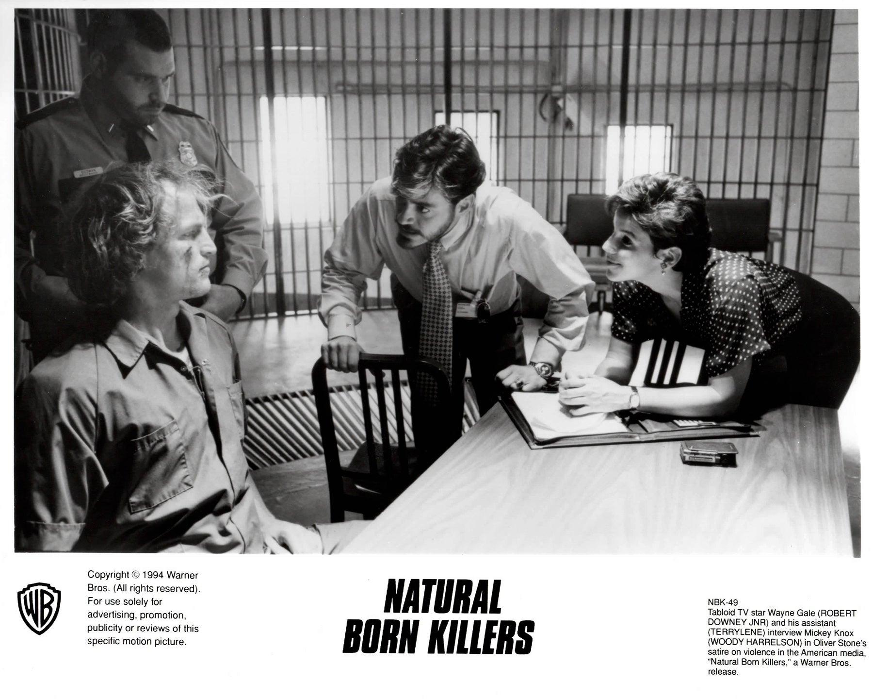 Papier Natural Born Killers 1994 Publicity Film Movie Press Still Framed en vente