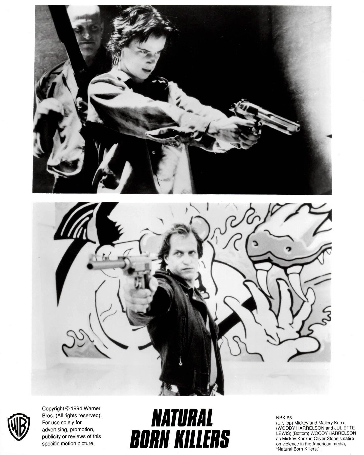 Papier Natural Born Killers 1994 Publicity Film Movie Press Still Framed en vente