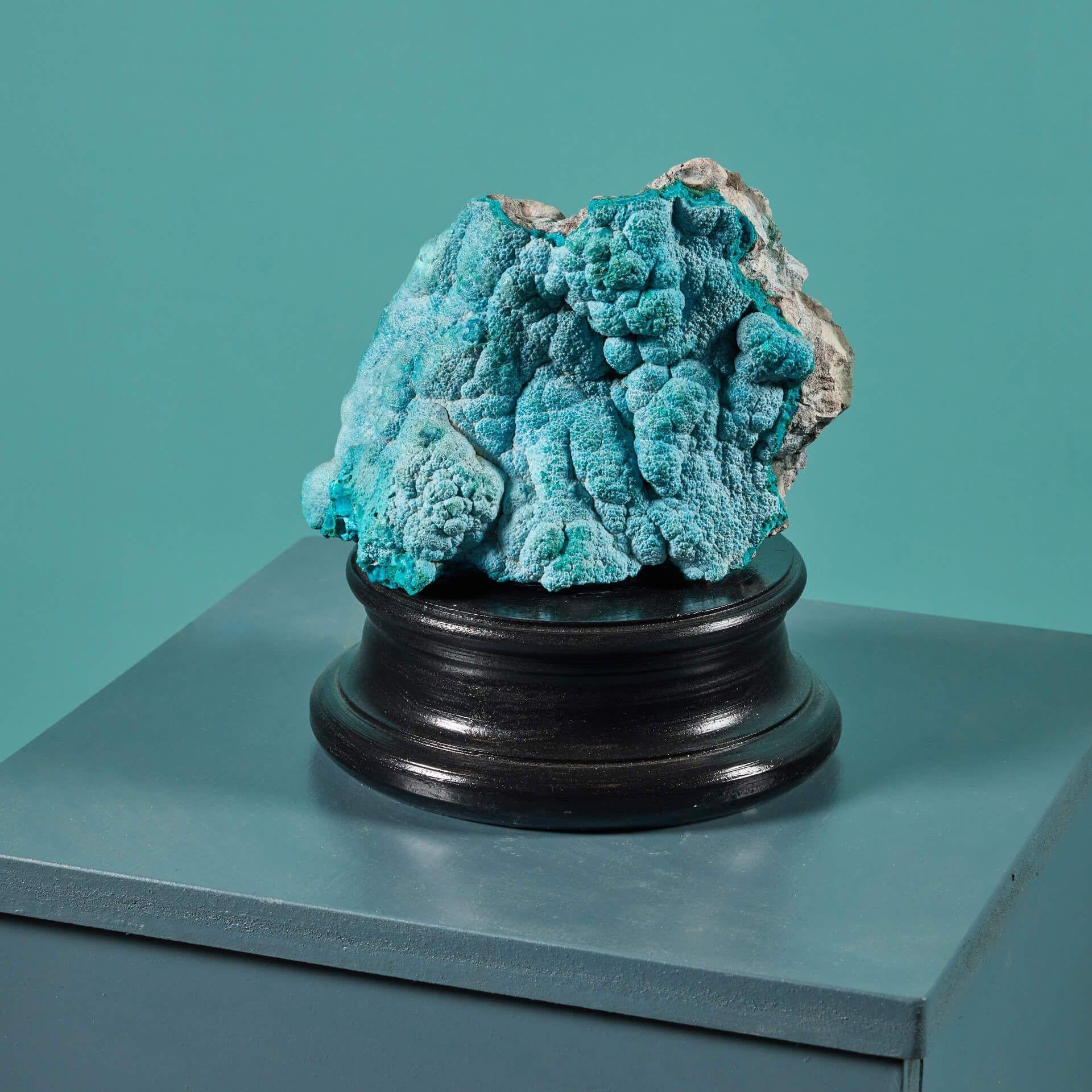 Spécimen de chrysocolla Botryoidal naturel