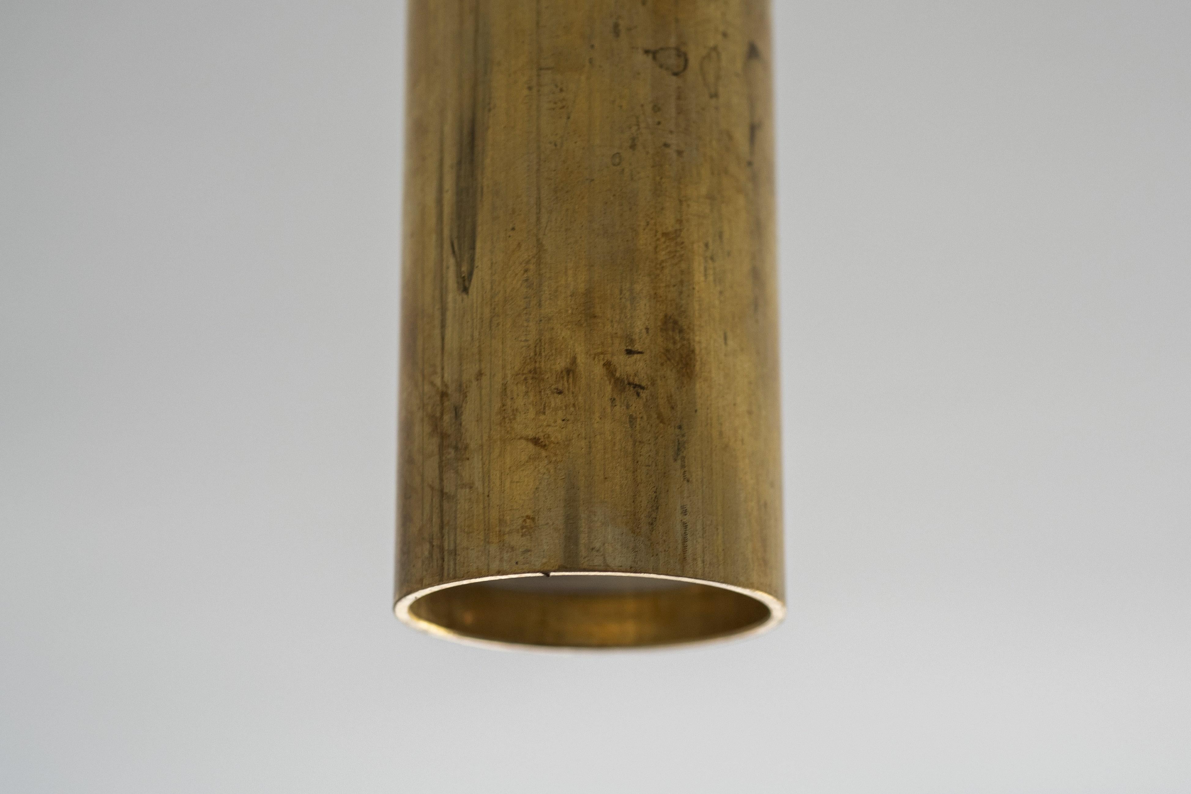 Italian Natural Brass Contemporary-Modern Ceiling Light Handcrafted in Italy by 247lab For Sale
