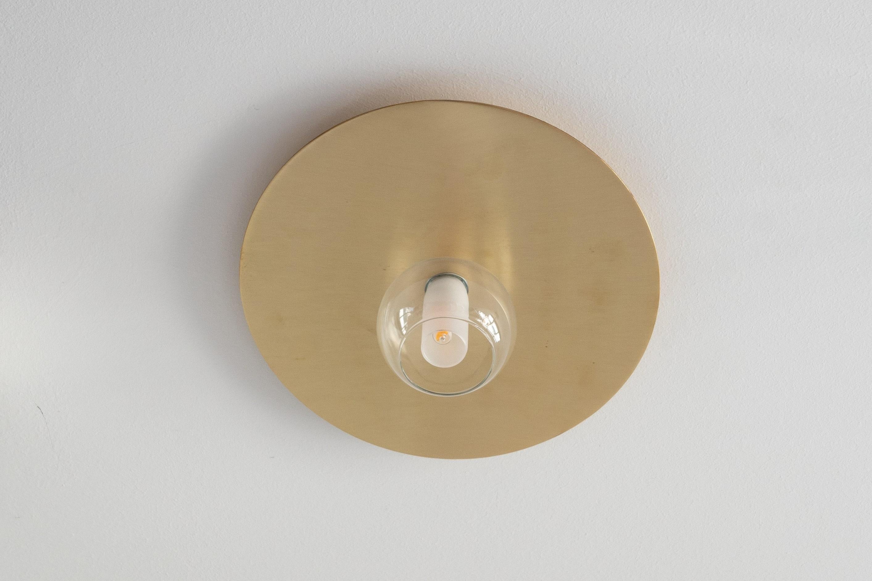 Natural Brass Contemporary-Modern Decorative Ceiling Light Handcrafted in Italy In New Condition For Sale In Saonara, IT