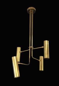Latón Natural Chandelier Decorativo Contemporáneo-Moderno Hecho a Mano en Italia