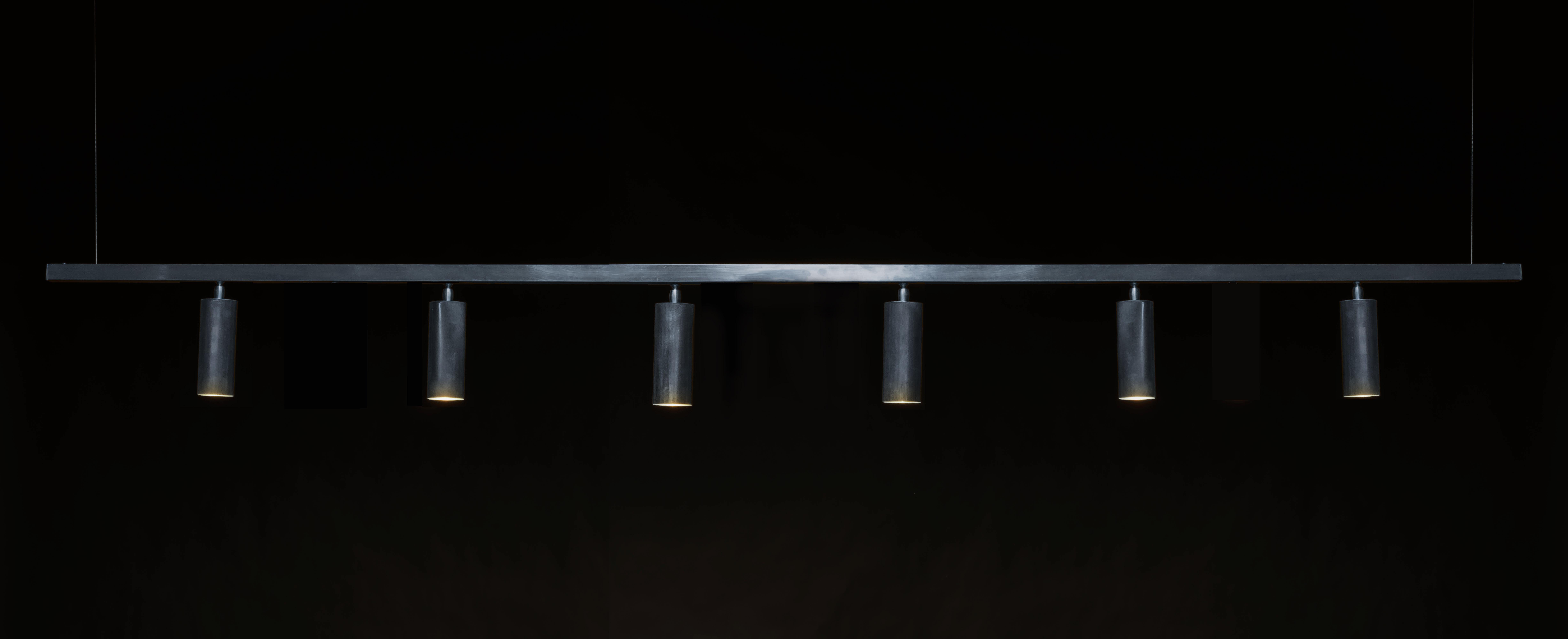 italien Lampe pendante décorative Contemporary-Modern en laiton naturel Fabriquée à la main en Italie en vente