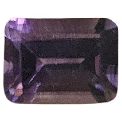 Natural Brazil Amethyst 1.5 ct Emerald Cut Gemstone Brazil 8X6