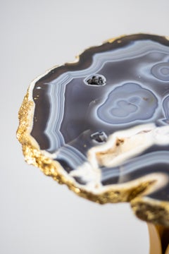 Natural  Brazilian Agate  side table