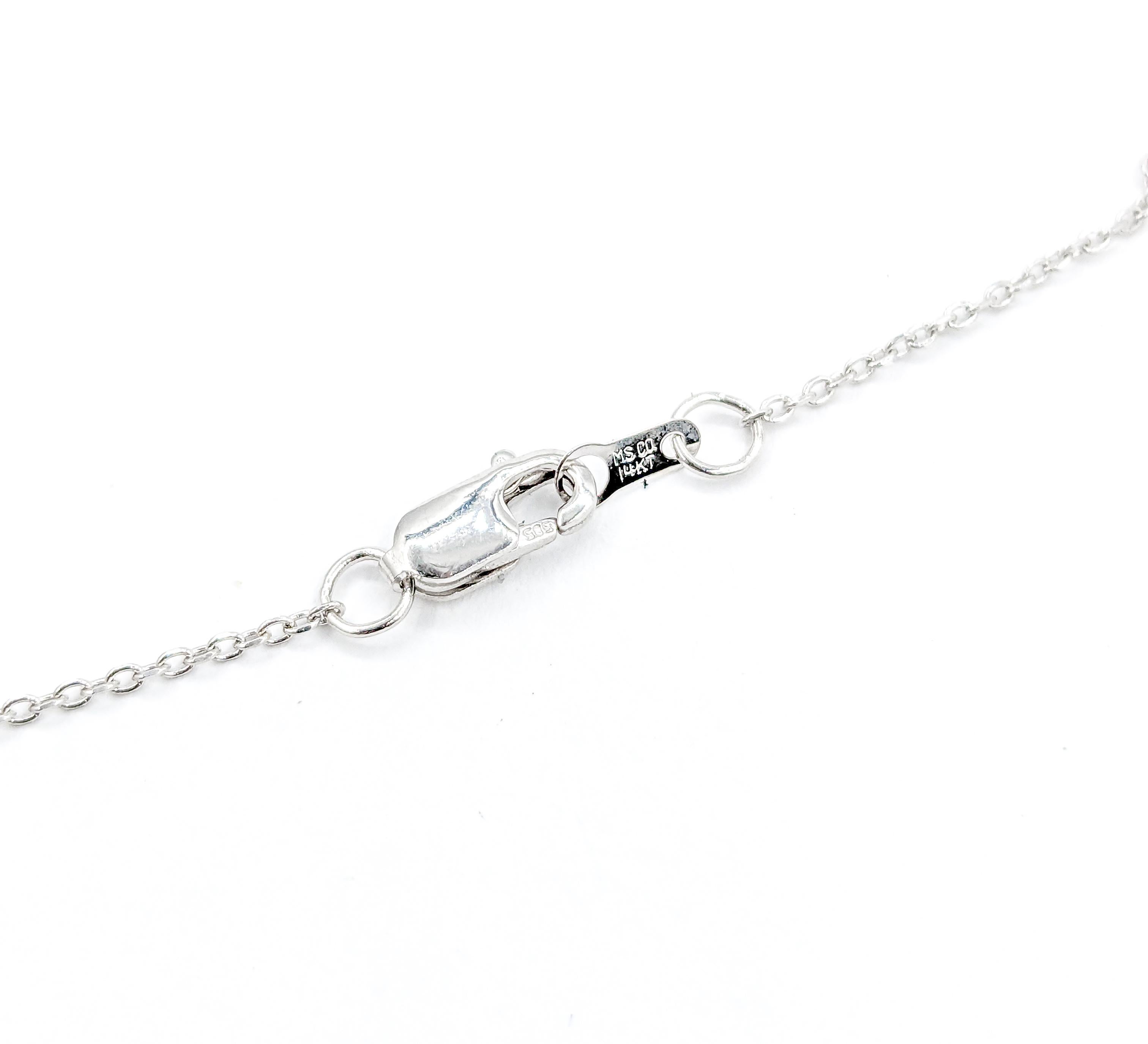 Natural Brazilian Alexandrite Pendant White Gold 1