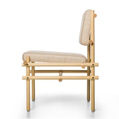 Pipa-Stuhl aus brasilianischem Naturholz im Naked Style von Tiago Curioni