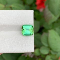 Natural Bright Vivid Mint Green Tourmaline Gemstone for Ring Pendant Jewelry