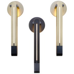 Natural Bronze Torpedo Sconce by A. Jacob Marks