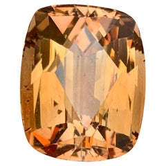 Topacio marrón natural 39.95 qt gema suelta talla cojín - gran piedra de colección