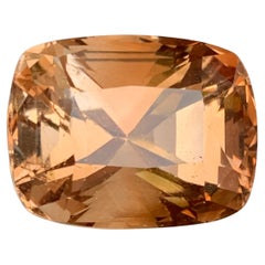 Topacio marrón natural 54,56 qt gema suelta talla cojín - gran piedra de colección