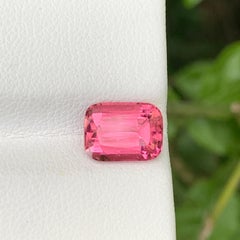 Natural Bubble Gum Pink Tourmaline Cushion Cut Faceted Gemstone for Jewellery