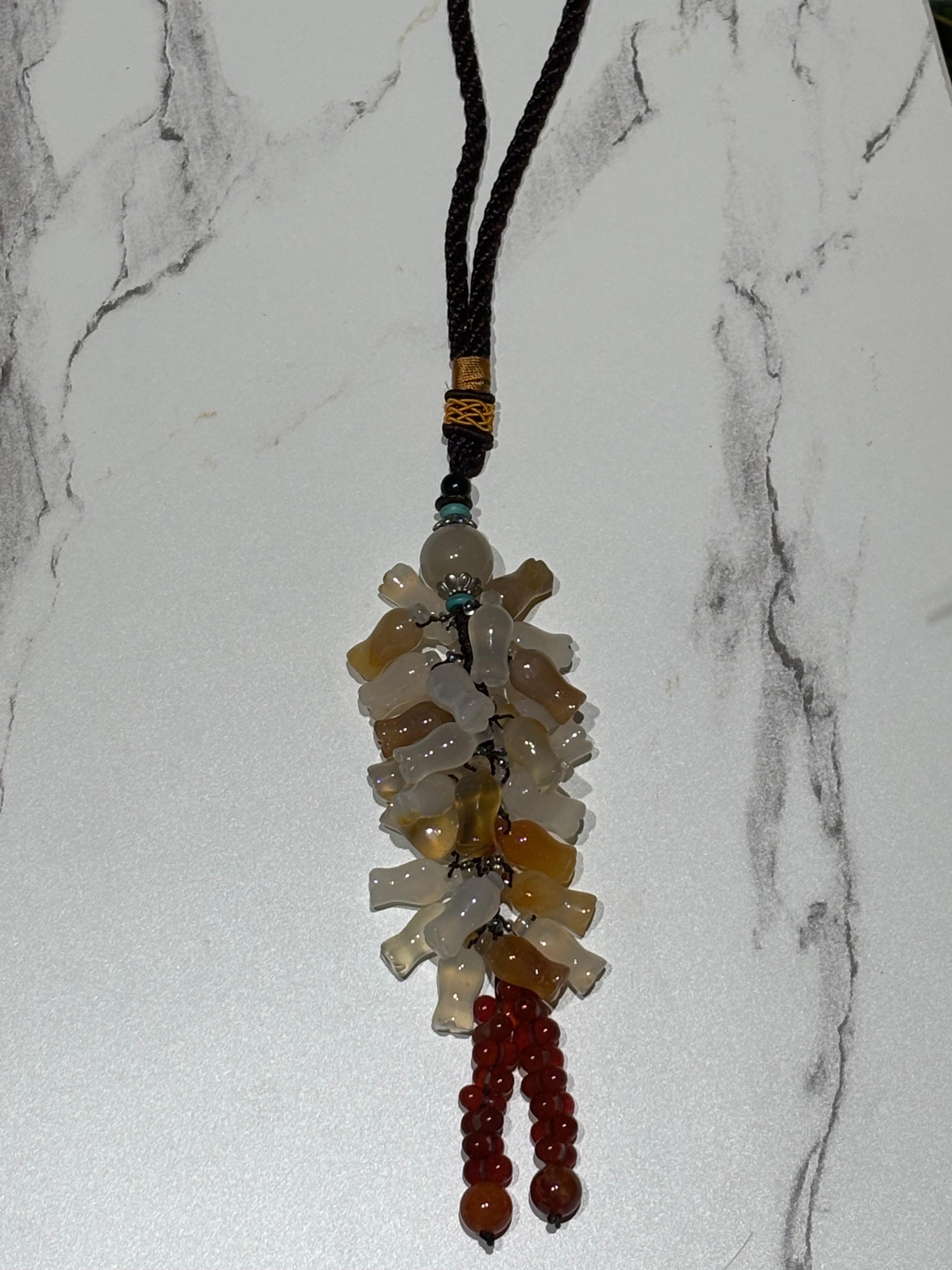 Natürliche birmanische Jadeit Perle Achat Charm Armband im Zustand „Neu“ im Angebot in Kowloon, HK