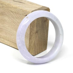 Natural Burmese Lavender Jadeite Jade Bracelet Bangle #470