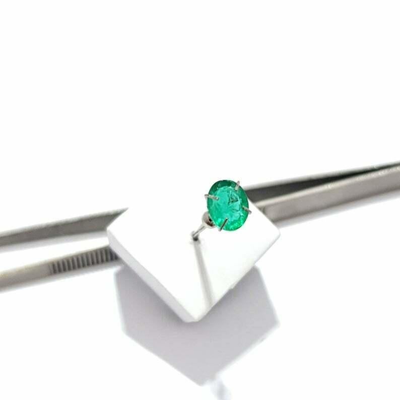 Natural Certified Sandawana Emerald Oval Cut 1.30 Cts Oval Loose Emerald. For Sale 4